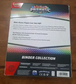 Pokemon TCG Prismatic Evolutions Binder Collection Box Factory Sealed - Image 2