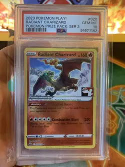 Pokemon Play Prize Pack Series 3 Radiant Charizard 020 - PSA 10 GEM MINT - Image 2