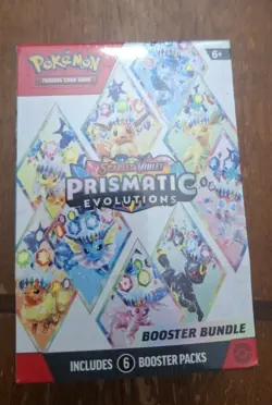 Pokemon S&V Prismatic Evolutions Booster Bundle - Factory Sealed - 6 packs - Image 1