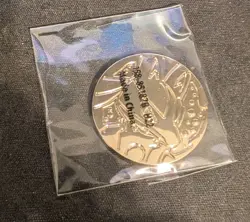 Metal Lucario Pokemon TCG Coin - NEW IN PACKAGE - Image 1