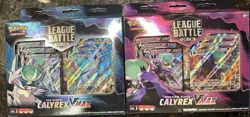 Lot of 2 Pokemon Calyrex Battle Decks: Ice Rider and Shadow Rider Factory sealed 820650850424 - Image 1