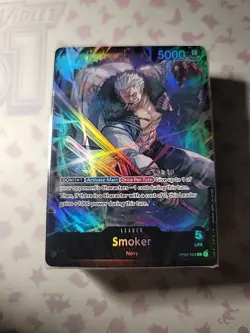 ONE PIECE ST-19 BLACK SMOKER STARTER DECK NO PRB-01 Pack DECK ONLY - Image 1