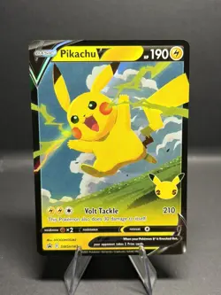 Pikachu V SWSH143 Sword & Shield Promo Celebrations Pokemon NM - Image 1