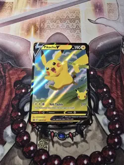Pikachu V SWSH143 Sword & Shield Promo Pokemon Celebrations NM - Image 1