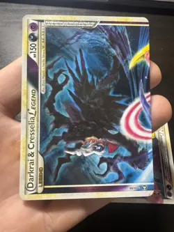 Darkrai & Cresselia Legend 99 100/102Triumphant Both Top & Bottom Pokemon Cards - Image 2