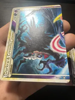 Darkrai & Cresselia Legend 99 100/102Triumphant Both Top & Bottom Pokemon Cards - Image 4