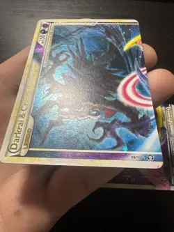 Darkrai & Cresselia Legend 99 100/102Triumphant Both Top & Bottom Pokemon Cards - Image 5