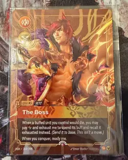 Riftbound SETT The Boss METAL Card Houston Prize Wall Exclusive Promo 1/35!! - Image 1