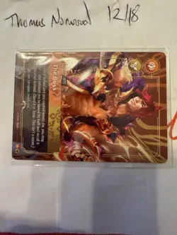 Riftbound SETT The Boss METAL Card Houston Prize Wall Exclusive Promo 1/35!! - Image 3