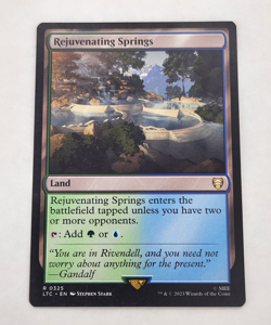 Rejuvenating Springs #325 (NM) Lord of the Rings LTC Magic MTG - Image 1
