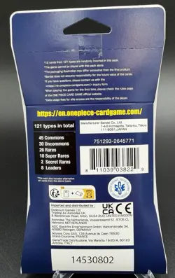 One Piece English OP-01 Romance Dawn Sleeved Booster Pack New Sealed - Image 2