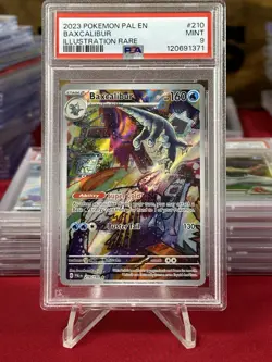 2023 Pokemon Pal En-Paldea Evolved Baxcalibur Illustration Rare #210 PSA 9 - Image 1