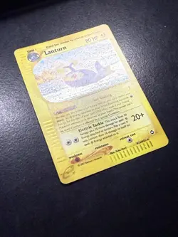 Lanturn H15/H32 Holographic Rare Aquapolis Pokemon TCG - MP - Image 3