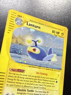 Lanturn H15/H32 Holographic Rare Aquapolis Pokemon TCG - MP - Image 4
