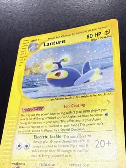 Lanturn H15/H32 Holographic Rare Aquapolis Pokemon TCG - MP - Image 5