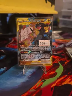 Reshiram & Zekrom GX Holo Card 157/236 Cosmic Eclipse Pokemon TCG - NM - Image 1