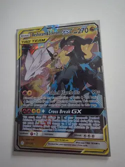 Pokemon - Reshiram & Zekrom GX - SM Cosmic Eclipse - TAG TEAM - 157/236 - NM - Image 3