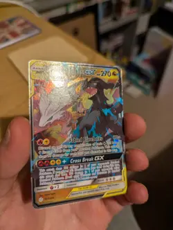 Reshiram & Zekrom GX Holo Card 157/236 Cosmic Eclipse Pokemon TCG - NM - Image 3