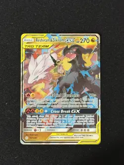 Pokemon Reshiram & Zekrom GX 157/236 Cosmic Eclipse NM - Image 1