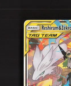 Reshiram & Zekrom GX 157/236 Cosmic Eclipse Ultra Rare Holo Pokemon Card NM - Image 3