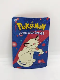 Persian #053 2000 Pokemon Vending Prism Holo Sticker Card - Image 1