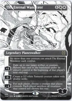 The Eternal Wanderer (Borderless) R Phyrexia: All Will Be One 335 LP - Image 1