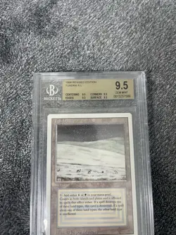 Bgs 9.5 Tundra True Quad Revised MTG Reserved List Slab. All 9.5 Sub grade! - Image 3