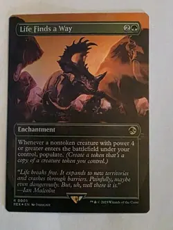 MTG FOIL Life Finds a Way Jurassic World Magic the Gathering - Image 1