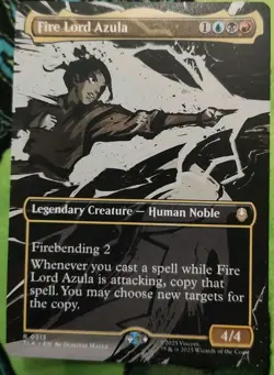 MTG: Fire Lord Azula (0313) (Borderless) Avatar: The Last Airbender Reg NM - Image 1