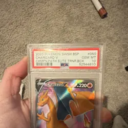 2020 Pokemon Charizard V SWSH050 Sword & Shield Promo Holo (PSA 10) - Image 3