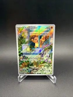 Pokemon Charmander TCG Scarlet & Violet Promo 044 Full Art Holo Card - Image 1