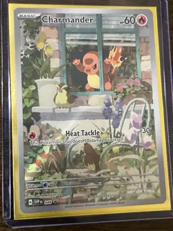 Pokemon Charmander TCG Scarlet & Violet Promo 044 Full Art Holo Card - Image 1