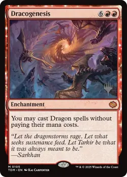 Dracogenesis (Promo Pack) [Tarkir: Dragonstorm Promos] Near Mint - Image 1