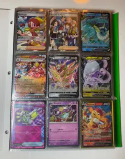 Pokemon Card Lot of 72 cards with binder Nice Lot all in Excellent Condition - Image 1