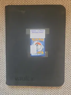 9 Pocket Vault X Binder With L40 Of Sleeved Brilliant Stars Pokemon Cards - Image 1