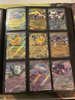 Pokemon Binder with over 100 cards, most of them are ex but a few art rares - Image 3