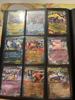 Pokemon Binder with over 100 cards, most of them are ex but a few art rares - Image 4