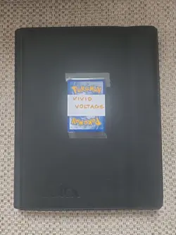 9 Pocket Vault X Binder With L45 Of Sleeved Vivid Voltage Pokemon Cards - Image 1