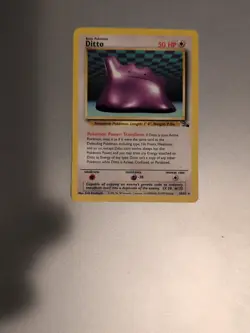 Pokemon DITTO 18/62 - 1999 FOSSIL SET NON HOLO - LP - Image 1