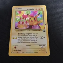 Pokemon Pikachu TCG Birthday Celebrations Holo Rare Card #24 Mint Condition - Image 1