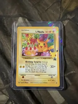 Pokemon TCG Birthday Pikachu Holo Rare Celebrations Card Mint Condition - Image 1