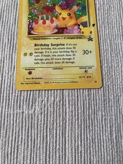 Pokemon TCG Birthday Pikachu Holo Rare Celebrations Card Mint Condition - Image 5