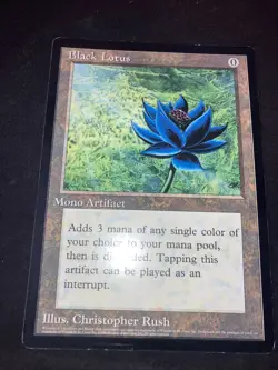 6x9 MTG Black Lotus Oversized 1996 Scrye Promo - Image 1