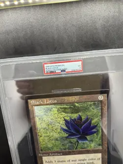 BLACK LOTUS PSA 3 Oversized 6x9 MTG Scrye Mag Promo Jumbo Card Magic 1996 Rare - Image 2