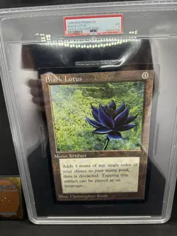 BLACK LOTUS PSA 3 Oversized 6x9 MTG Scrye Mag Promo Jumbo Card Magic 1996 Rare - Image 3
