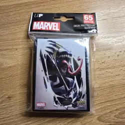 Upper Deck Marvel Deck Protector Collectible Card Sleeves Venom 65 Count New - Image 1