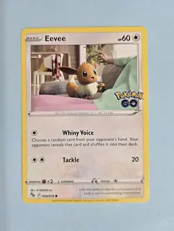 2022 Eevee 54/78 - Pokemon GO - NM/MINT Pokemon Card TCG - Image 1