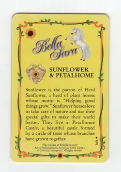 (900571) Bella Sara Sunflowers L6/6 SUNFLOWER & PETALHOME L6 Lenticular Card - Image 2