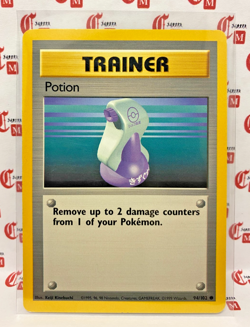 Potion 94/102 TRAINER - Pokemon Card - Unlimited Base Set 1999 - WOTC - TCG - MP - Image 1