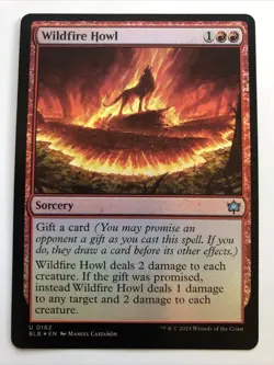 MTG Bloomburrow Wildfire Howl Foil 0162 NM - Image 1